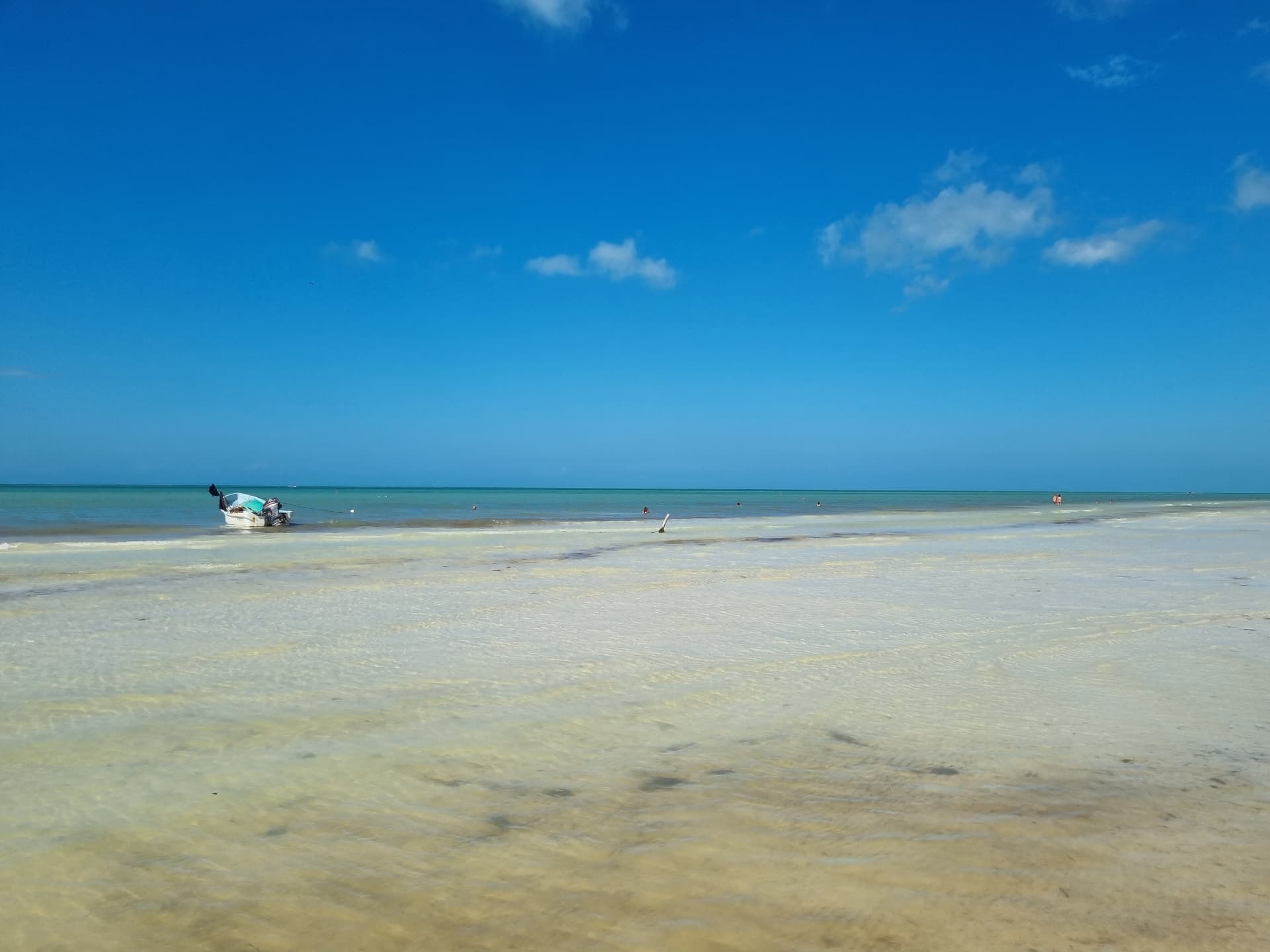 Holbox Plage Bateau