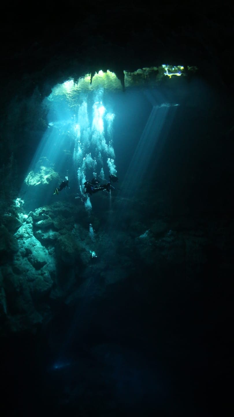 Village Cenote Profondeur Bulles