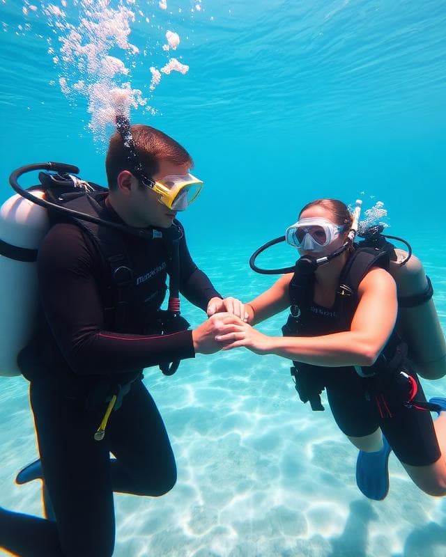 Baptême de plongée à Playa del Carmen